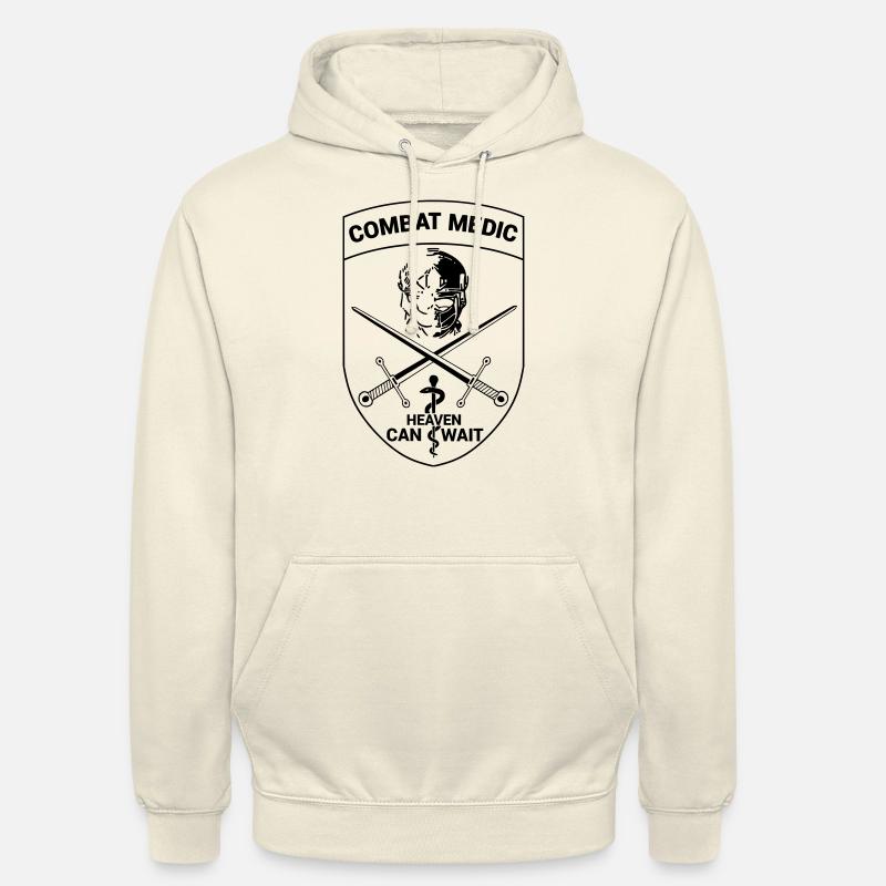 CM Patch final2b leer svg - Unisex Hoodie - Vanille-Milchshake