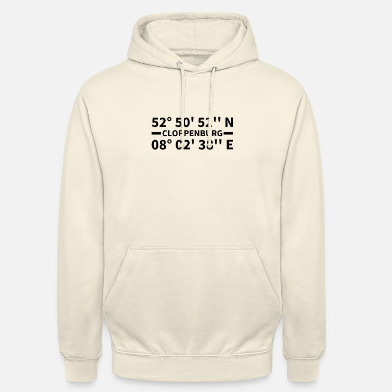 Coordonnées de Cloppenburg - Sweat-shirt à capuche unisexe - vanille