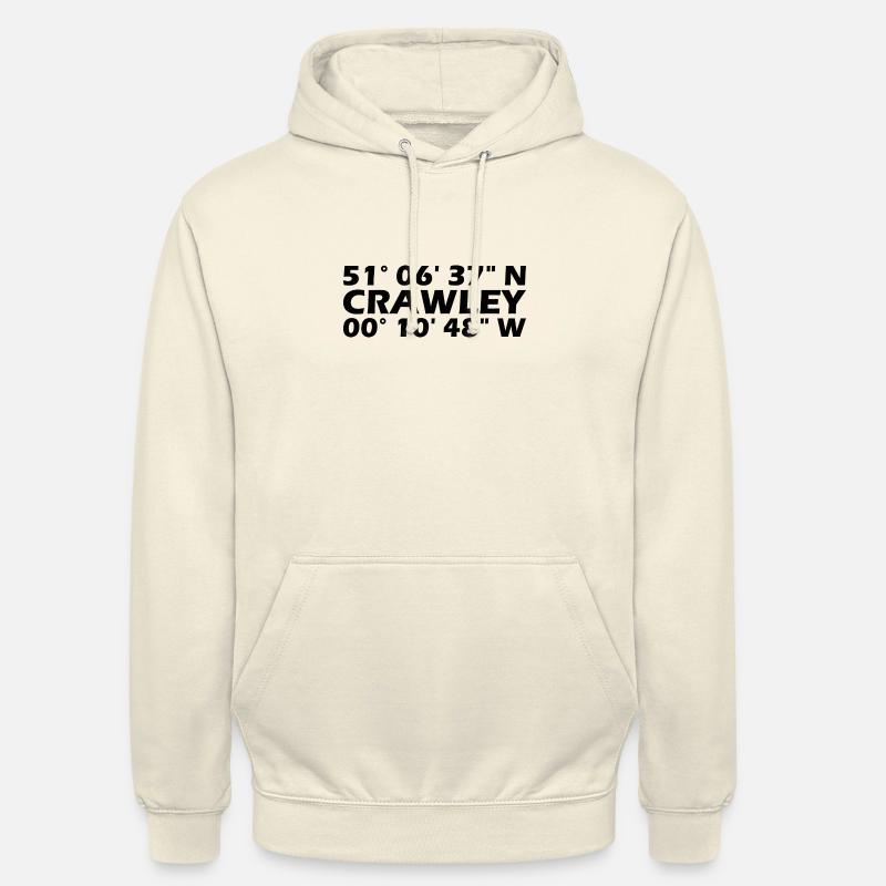 Crawley coordinates - Unisex Hoodie - vanilla