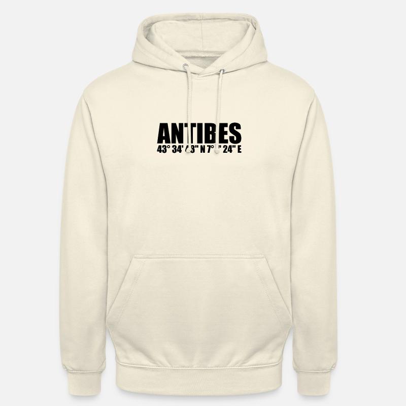 Antibes coordinates - Unisex Hoodie - vanilla