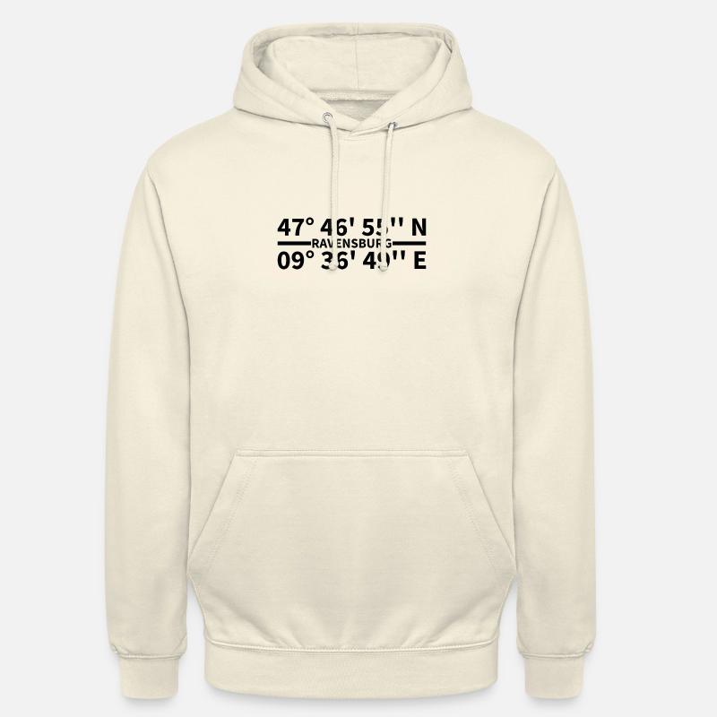 Coordonnées de Ravensburg - Sweat-shirt à capuche unisexe - vanille