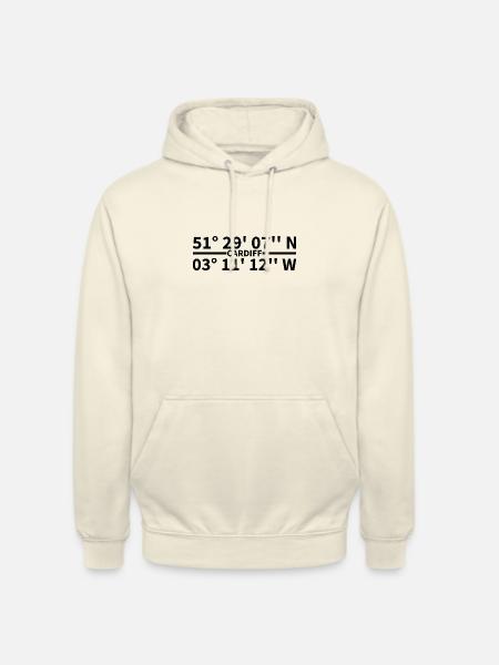 Cardiff coordinates - Unisex Hoodie - vanilla