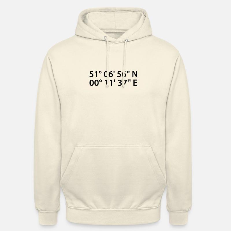 Crawley coordinates - Unisex Hoodie - vanilla