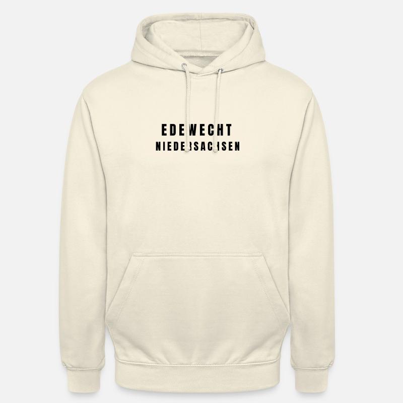 Edewecht, Basse-Saxe - Sweat-shirt à capuche unisexe - vanille