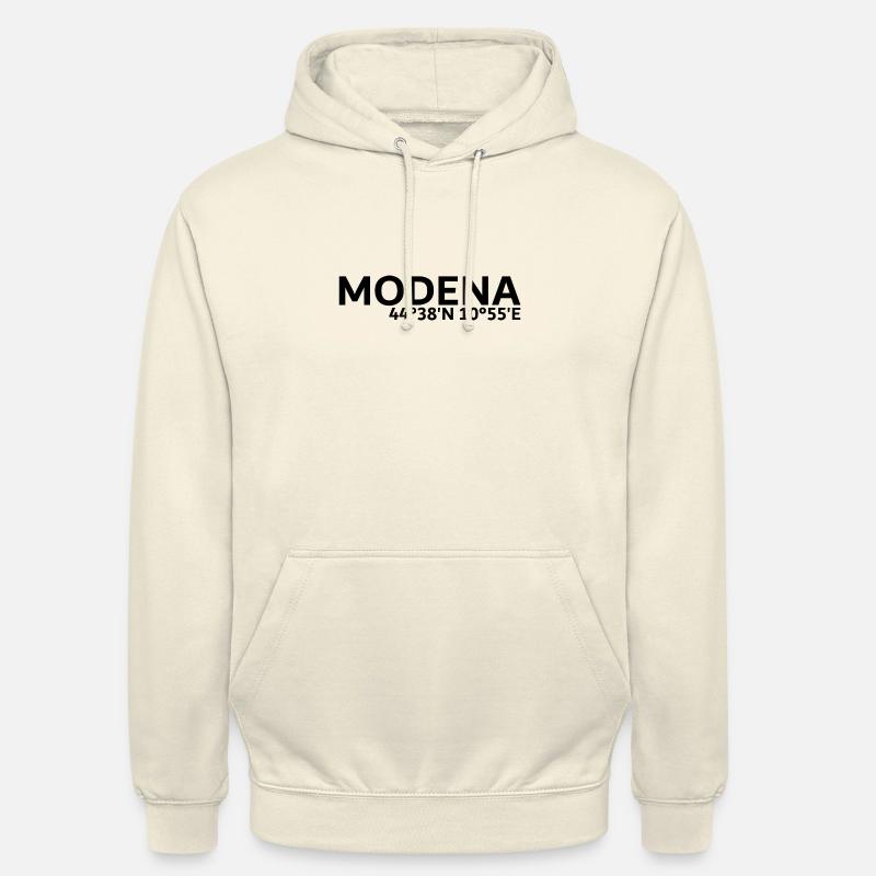 Coordonnées de Modène - Sweat-shirt à capuche unisexe - vanille