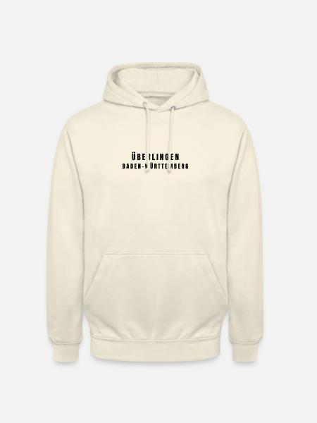 Überlingen, Bade-Wurtemberg - Sweat-shirt à capuche unisexe - vanille