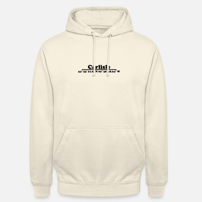 Coordonnées de Carlisle - Sweat-shirt à capuche unisexe - vanille