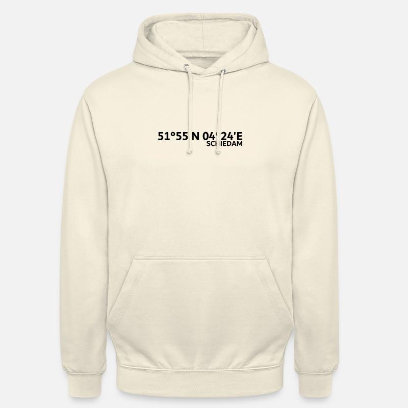 Coordonnées de Schiedam - Sweat-shirt à capuche unisexe - vanille