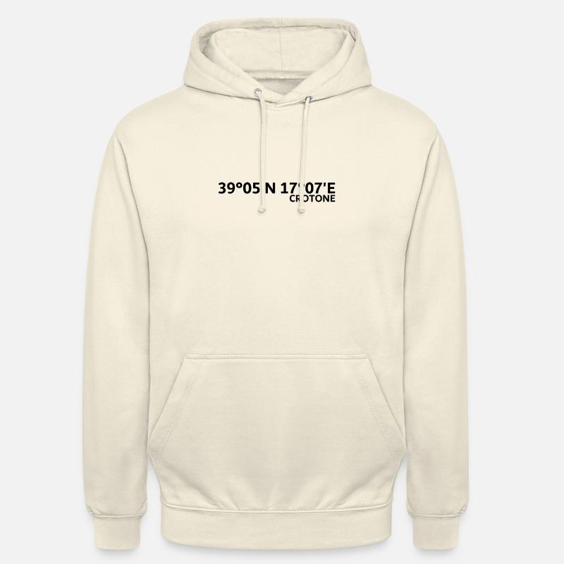 Crotone coordinates - Unisex Hoodie - vanilla