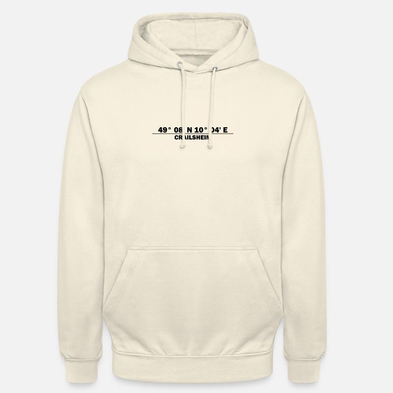 Crailsheim coordinates - Unisex Hoodie - vanilla