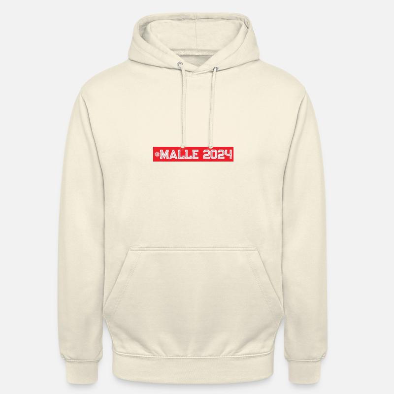 Malle 2024 - Sweat-shirt à capuche unisexe - vanille