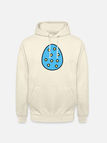 Osterei gepunktet - Unisex Hoodie - Vanille-Milchshake