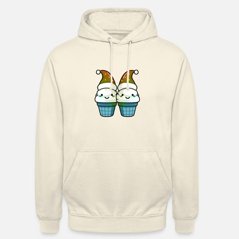 Glace de Noël délicieuse - Sweat-shirt à capuche unisexe - vanille