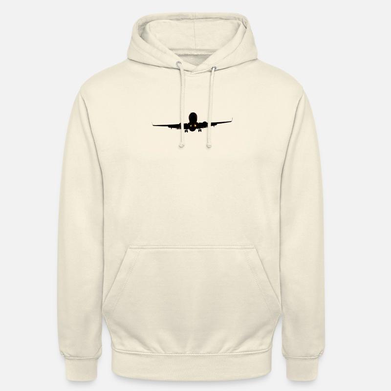 Flugzeug wird landen - Unisex Hoodie - Vanille-Milchshake