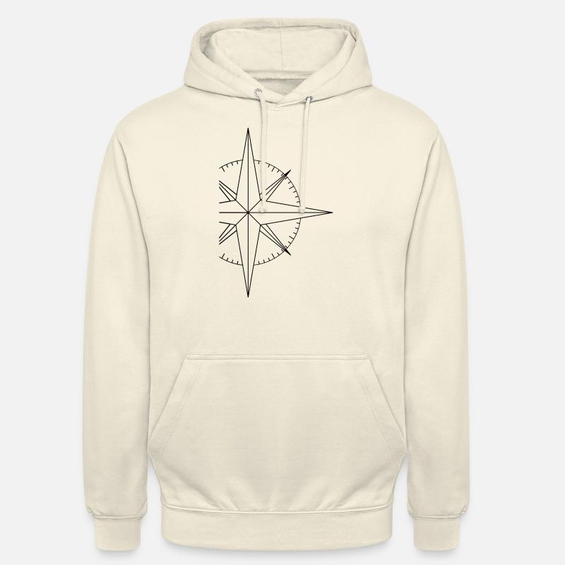 Simple Kompass - Unisex Hoodie - Vanille-Milchshake