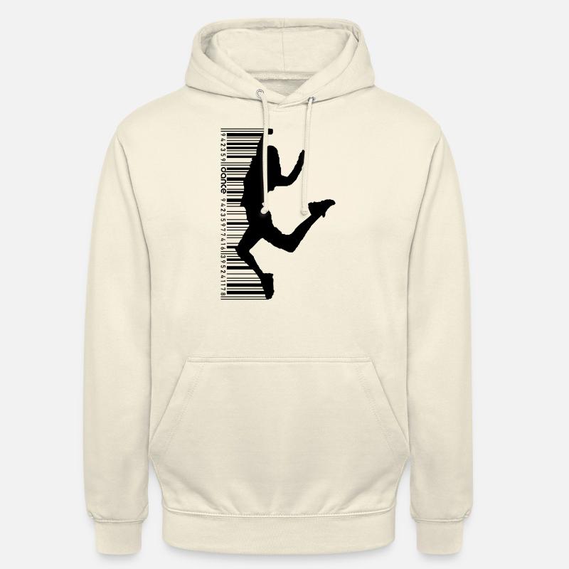 Dancer in QR code style (2) - Unisex Hoodie - vanilla