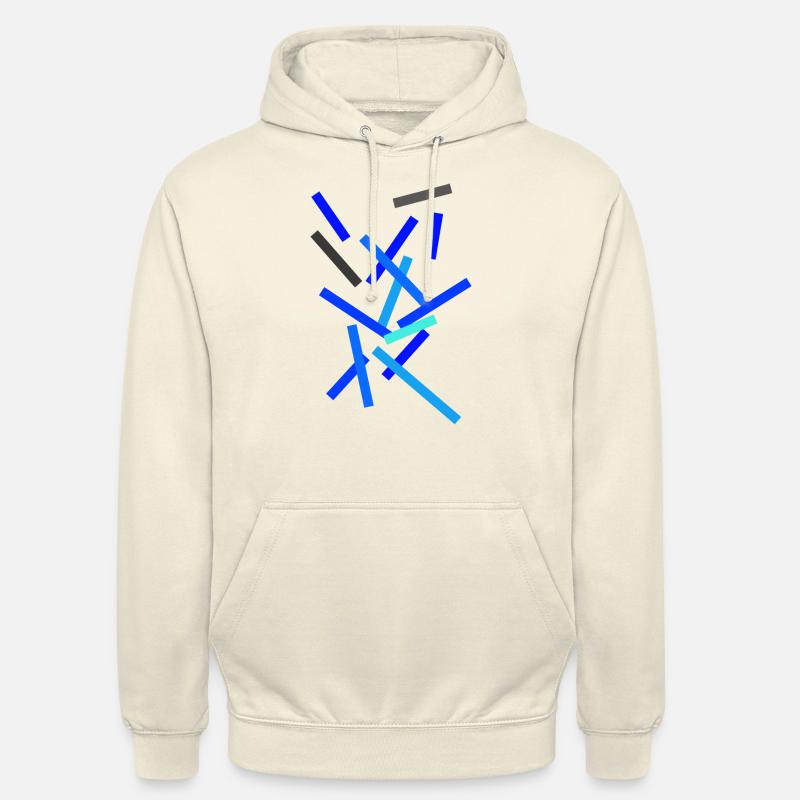 Pattern Minimal - Style Design - Sweat-shirt à capuche unisexe - vanille