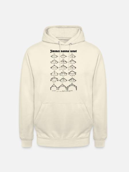 Zimmerer Zimmermann Tradition Zimmermannskunst - Unisex Hoodie - Vanille-Milchshake