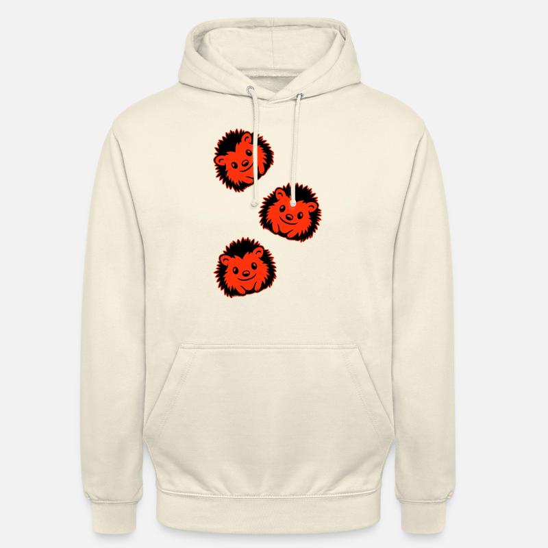 Hedgehog Comic Cute - Unisex Hoodie - vanilla