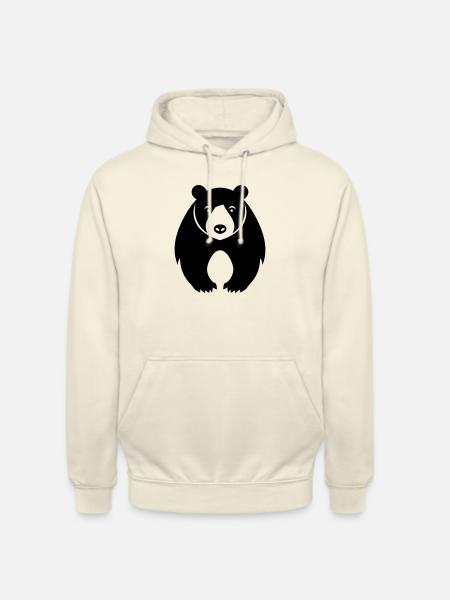 Bär - Unisex Hoodie - Vanille-Milchshake