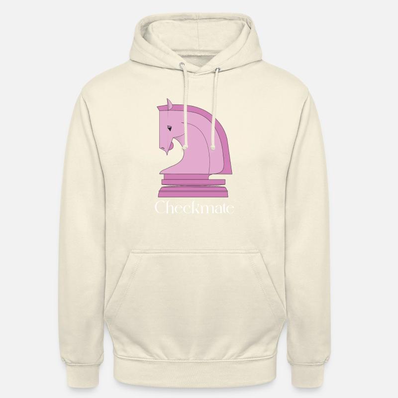 Cheval d’échecs Checkmate Chess - Sweat-shirt à capuche unisexe - vanille