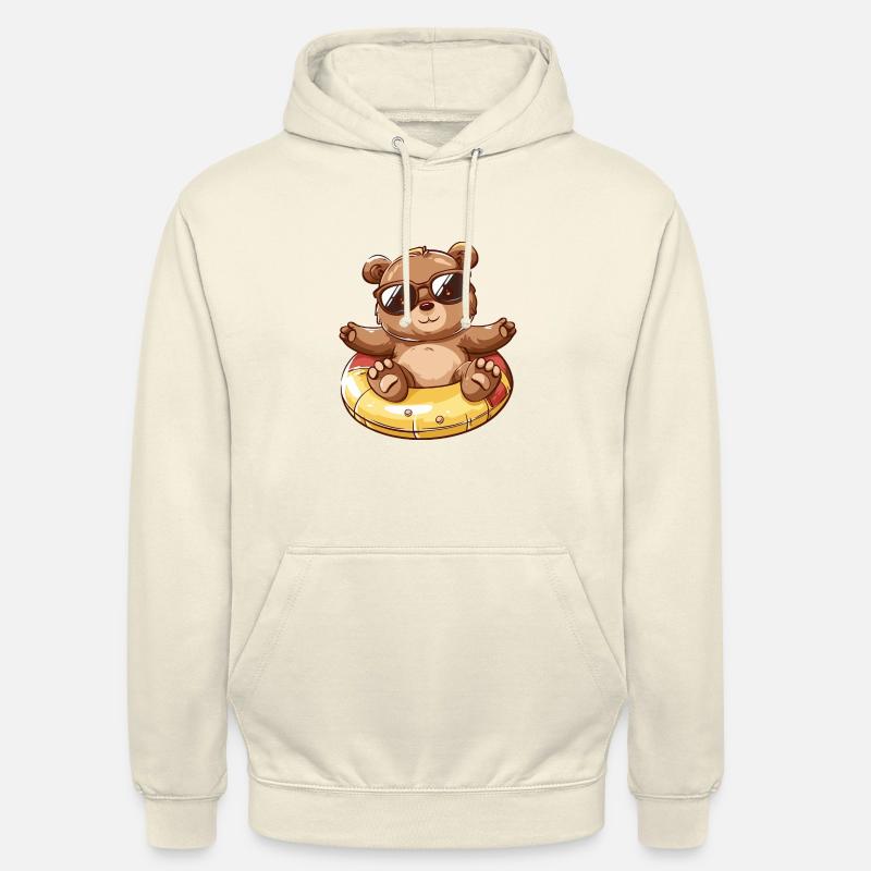 Bär Sommer Comic - Unisex Hoodie - Vanille-Milchshake