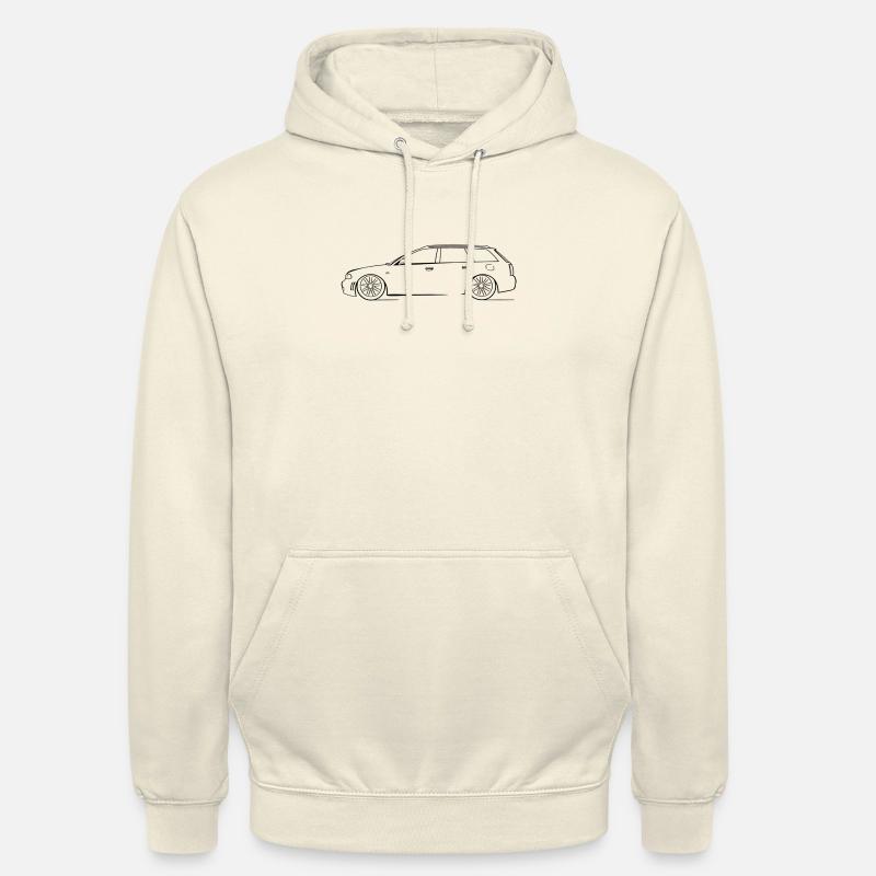 RS4 B5 - Qu’est-ce que c’est que ce break ??! - Sweat-shirt à capuche unisexe - vanille