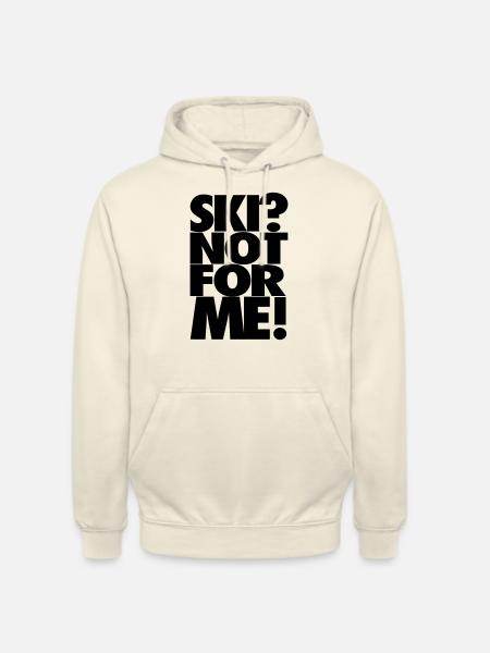 Ski? Not for me! - Unisex Hoodie - Vanille-Milchshake