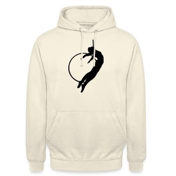 Aerial hoop - Titanic - Unisex Hoodie - vanilla - Front - Alina (178cm) & Michal (187cm)