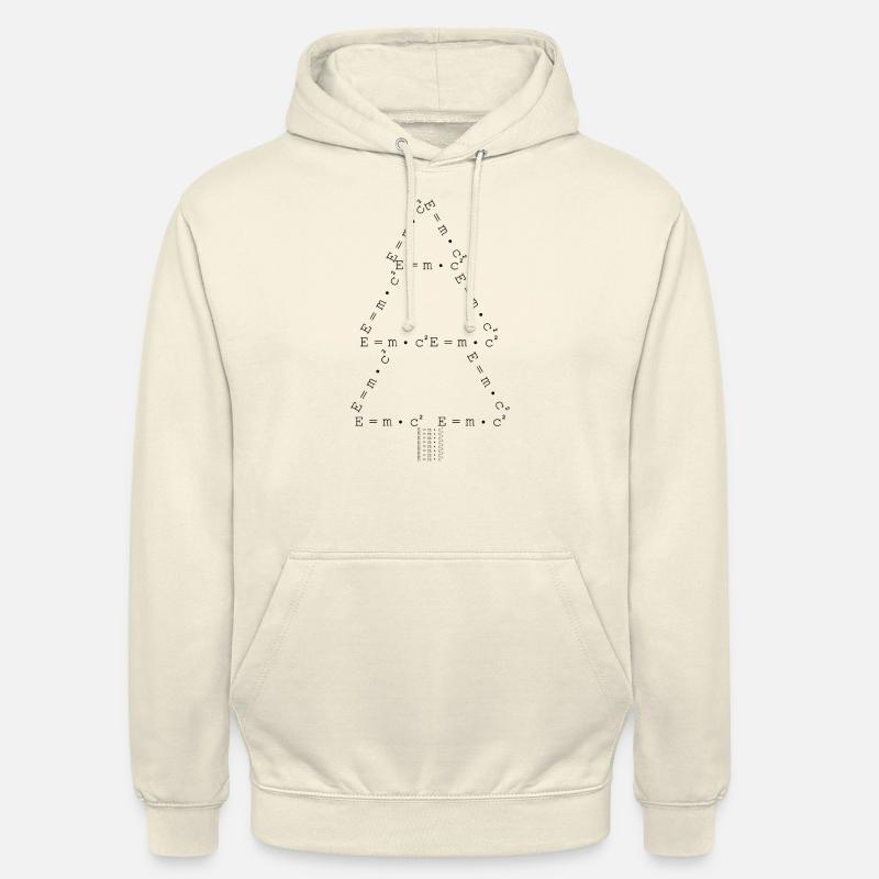 E = m * c² - Christmas tree - Physics - Christmas - Unisex Hoodie - vanilla