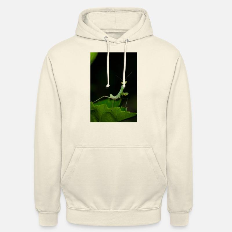 Specie di Mantodea selvatica a Creta - Felpa con cappuccio unisex - milkshake