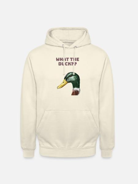 What the duck? - Unisex Hoodie - Vanille-Milchshake