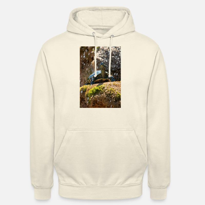 Gelbbauch-Slider Trachemys scripta scripta - Unisex Hoodie - Vanille-Milchshake