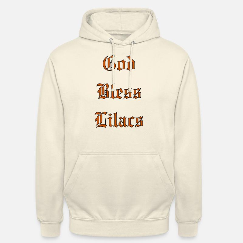 Dieu bénisLilas - Sweat-shirt à capuche unisexe - vanille