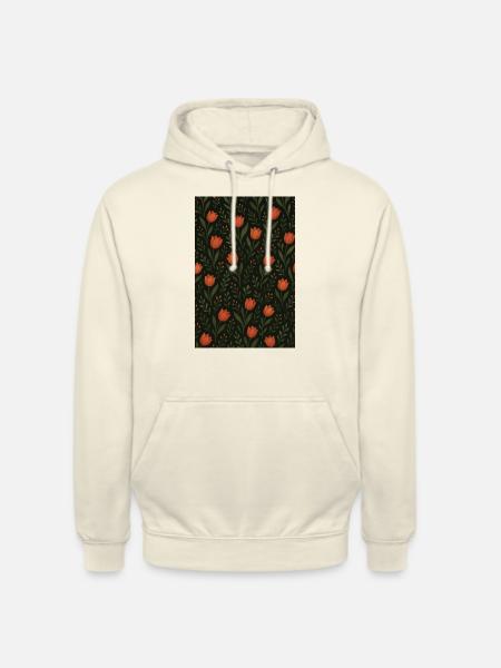 Tulip Pattern - Unisex Hoodie - vanilla