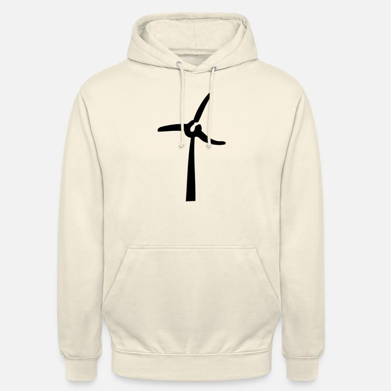Windmill, éolienne, Windrad - Unisex Hoodie - Vanille-Milchshake