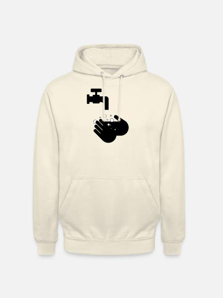 Hände waschen - Unisex Hoodie - Vanille-Milchshake