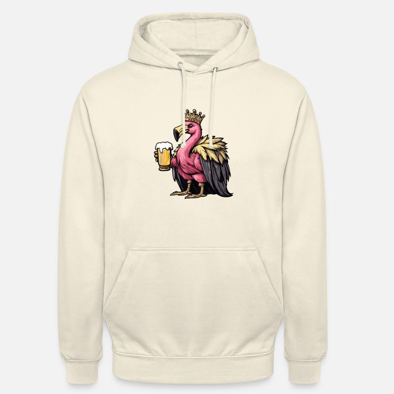 Flamingo Bier Lustig - Unisex Hoodie - Vanille-Milchshake