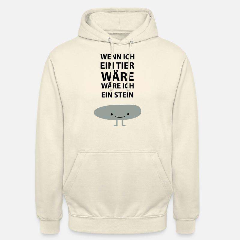 Sei ein Stein! - Unisex Hoodie - Vanille-Milchshake