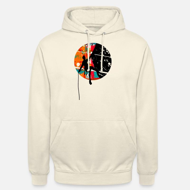 Klettern Freizeit Geschenk Kletterer - Unisex Hoodie - Vanille-Milchshake