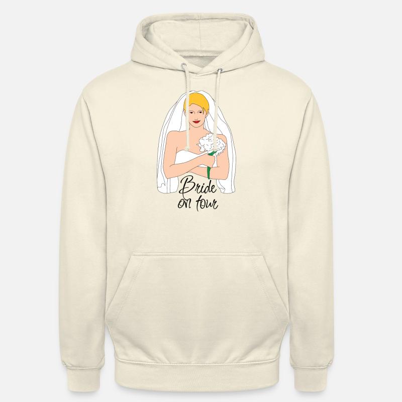 Bride on Tour blond 2 - Sweat-shirt à capuche unisexe - vanille