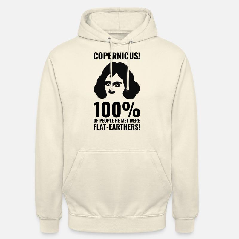 Copernicus vs. Flat Earthers - Unisex Hoodie - vanilla