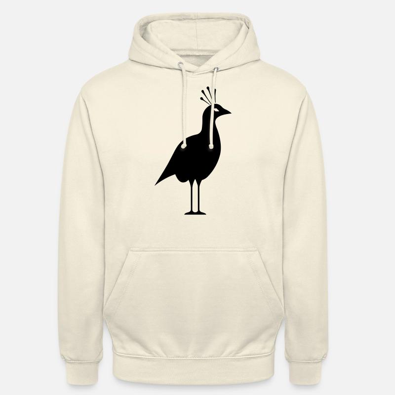 Petit paon - Sweat-shirt à capuche unisexe - vanille
