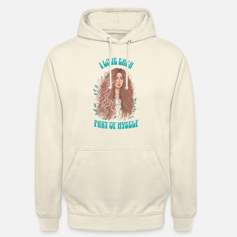 Acceptation de soi - Sweat-shirt à capuche unisexe - vanille