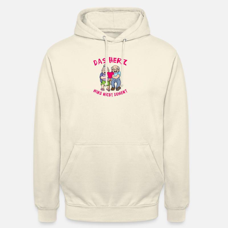 Das Herz Wird Nicht Dement - Unisex Hoodie - Vanille-Milchshake