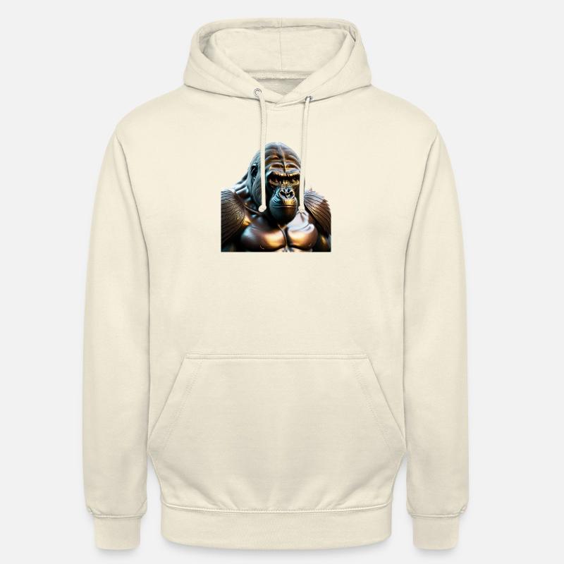 Le gorille de bronze - Sweat-shirt à capuche unisexe - vanille