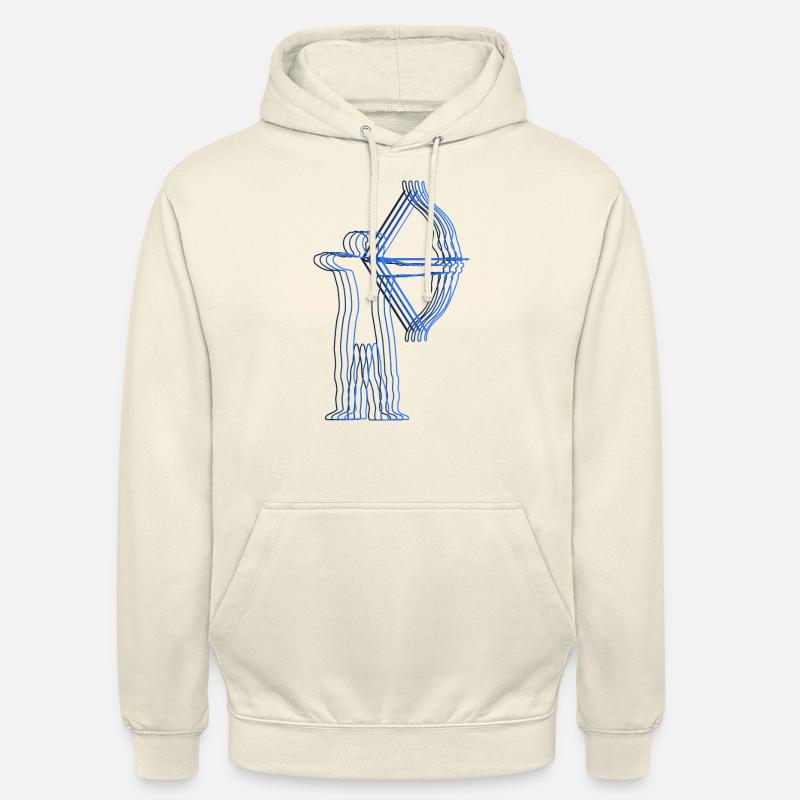Archery archery archer gift - Unisex Hoodie - vanilla