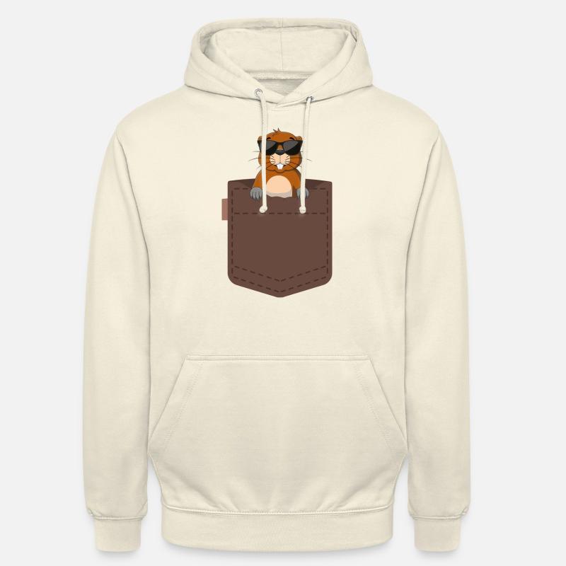 Maulwurf in einer Tasche - Unisex Hoodie - Vanille-Milchshake