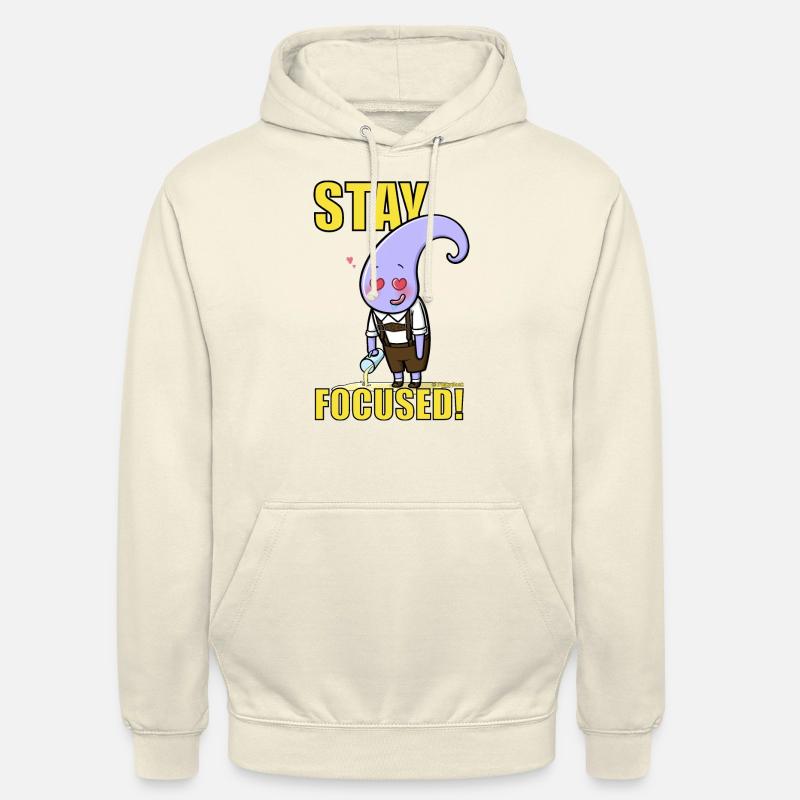 STAY FOCUSED! - freaky-Deek's Bavarian Tentacle - Unisex Hoodie - Vanille-Milchshake