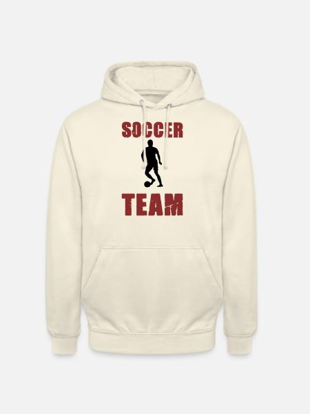 Soccer Player Team - Unisex Hoodie - vanilla